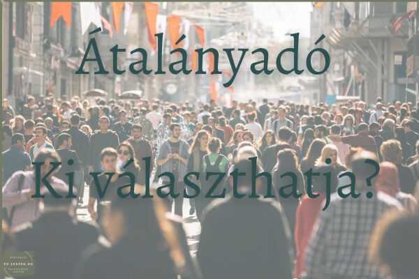 Átalányadó - Ki választhatja?