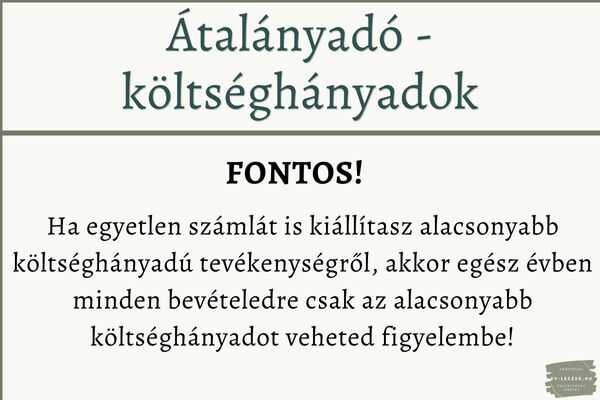 Átalányadó - költséghányadok-2
