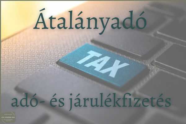 Átalányadó - adó- és járulékfizetés